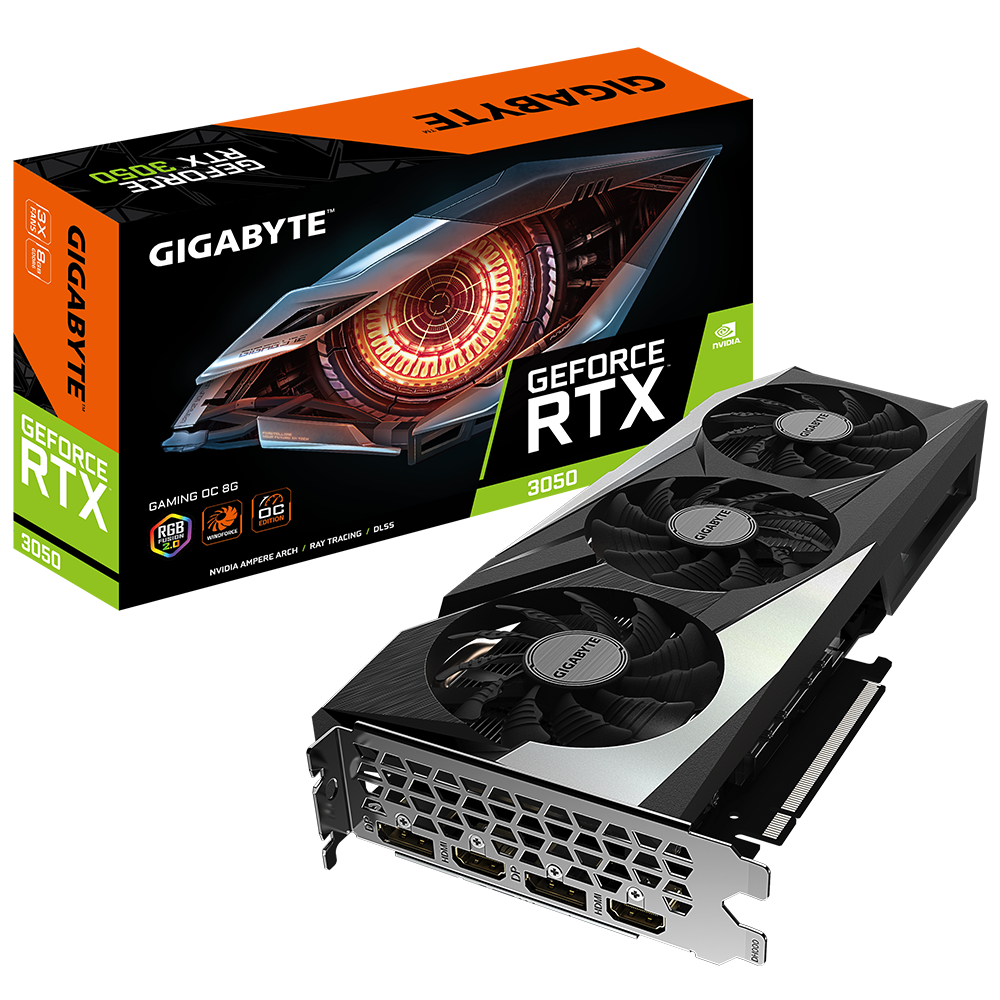 GIGABYTE анонсирует графические платы серии GeForce RTX 3050 8G | Новости -  GIGABYTE