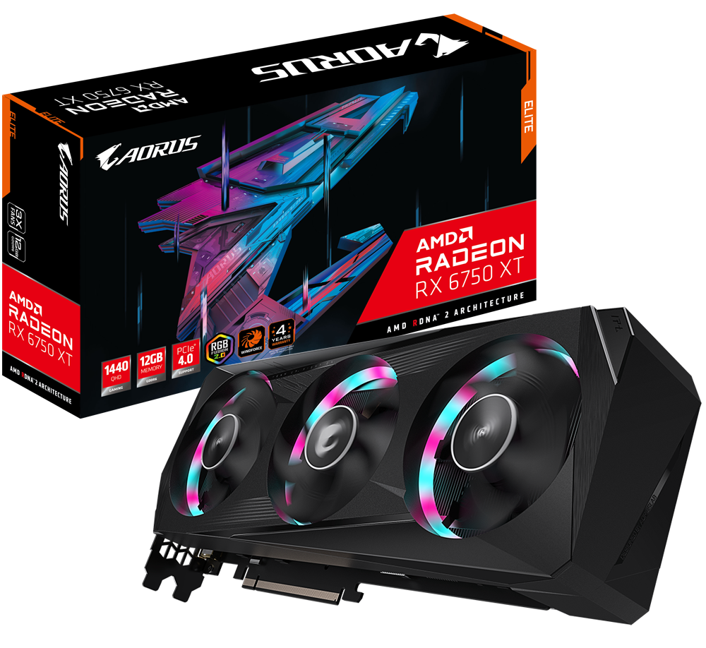 Компания GIGABYTE выпускает графические платы AMD Radeon™ RX 6950 XT, Radeon  RX 6750 XT и Radeon RX 6650 XT серии в фирменном оригинальном исполнении |  Новости - GIGABYTE